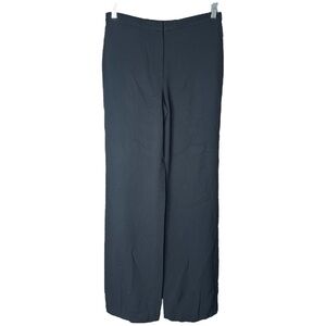 SemSem Black Dress Pants with Gold Beaded Side Seam Detail Size 2